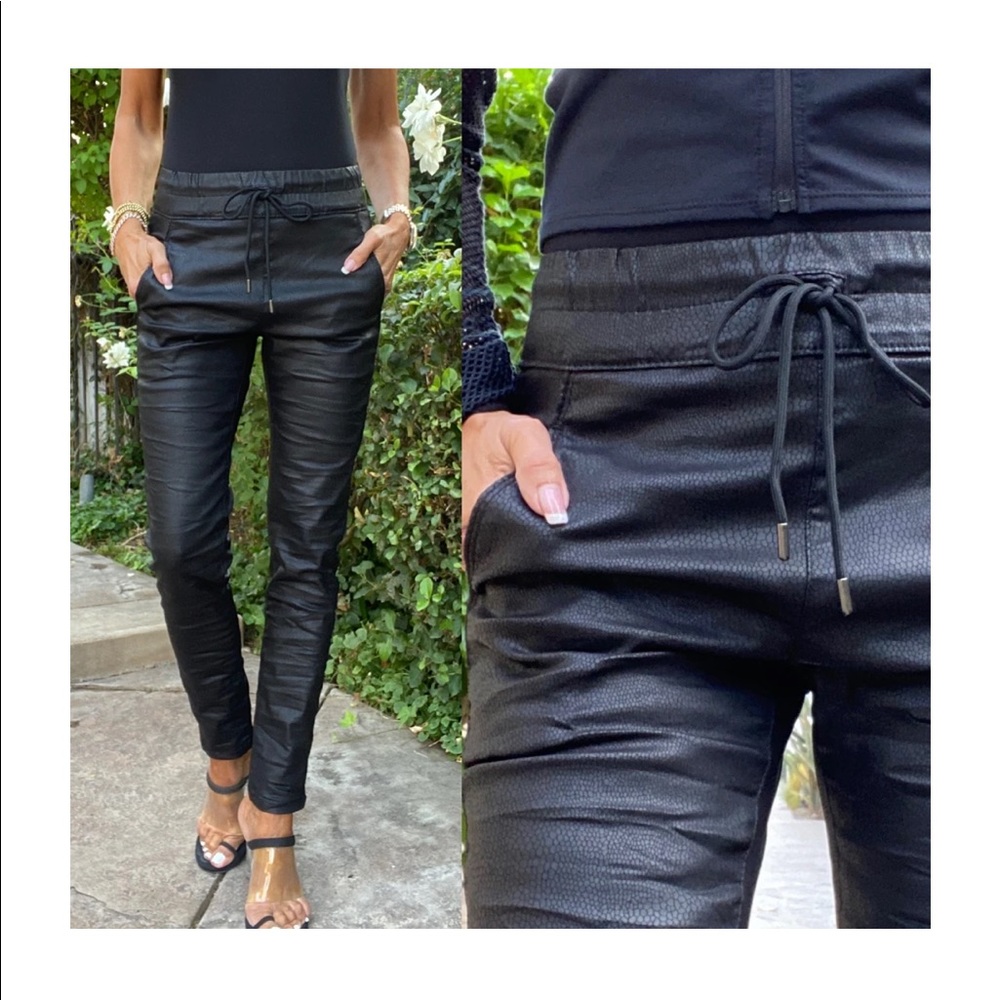 Flog Vegan Black Leather Pants
